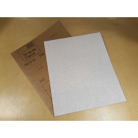 Papier de verre, 3M, P320, 4 feuilles dim. 230 x 280 mm