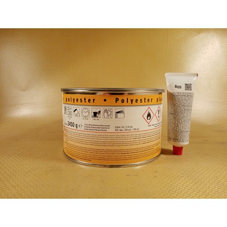 MASTIC POLYESTER ALUMINIUM A PRISE RAPIDE