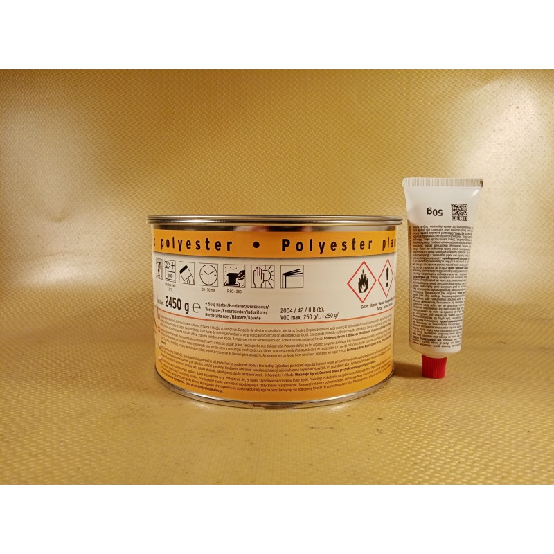 Mastic aluminium polyester - 1,6Kg