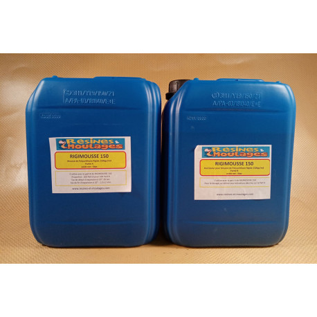 Mousse Polyuréthane bi-composant densité libre 50 kg/m3 (kit 1+1kg