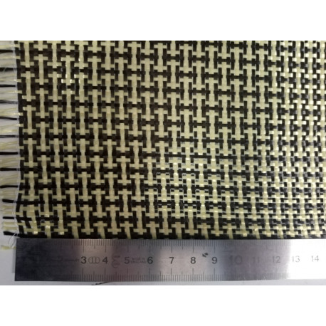TAFFETAS  ARAMIDE CARBONE 160 G/M² EN 120 CM
