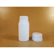 FLACON ROND BLANC PEHD 100 ML 2