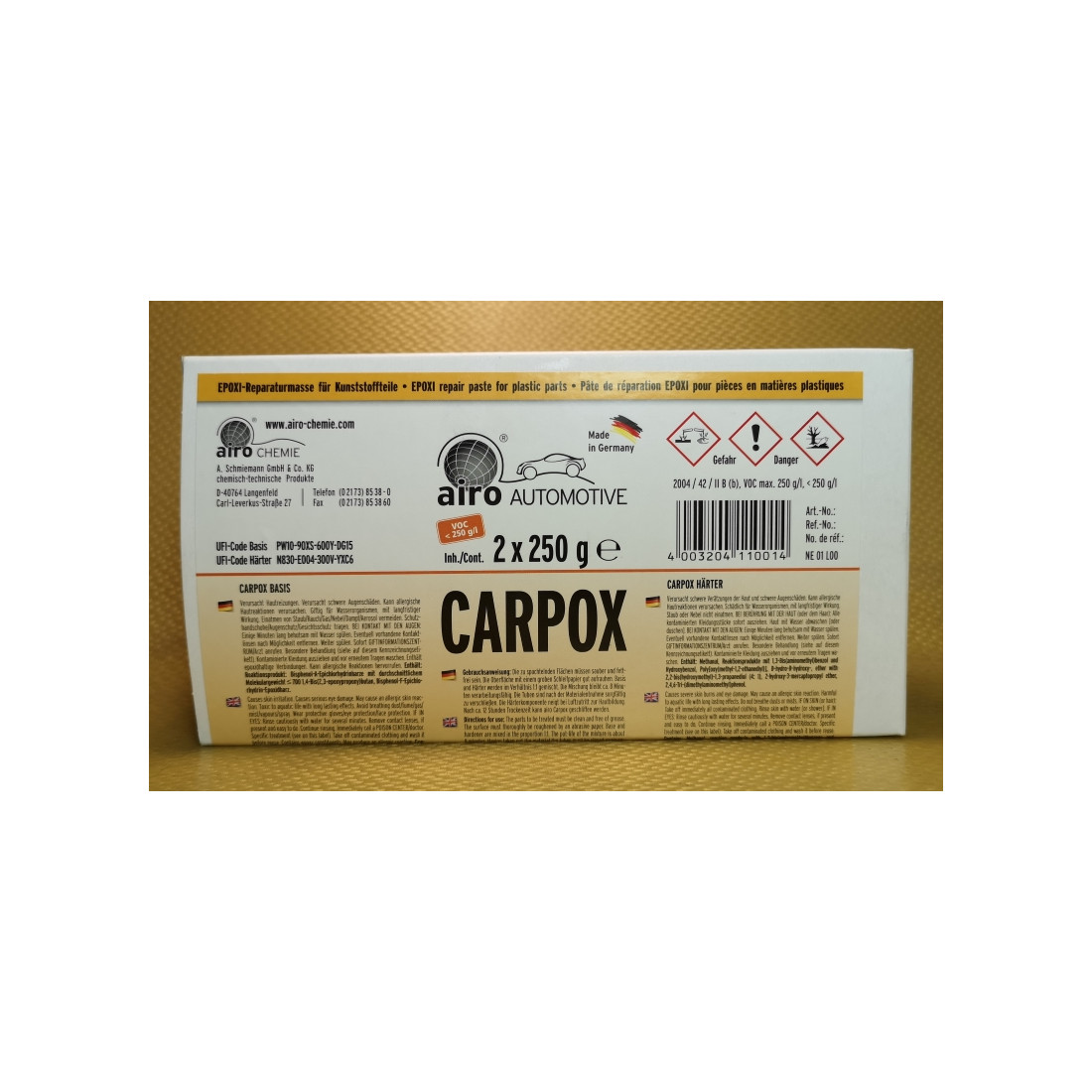 KIT MASTIC EPOXY BI-COMPOSANT CARPOX