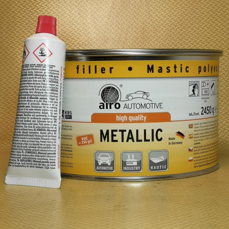 Mastic polyester aluminium de haute qualité, pour carrosserie