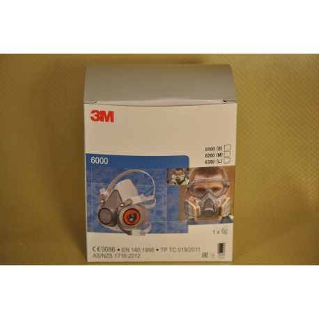 DEMI-MASQUE 6200 RÉUTILISABLE 3 M