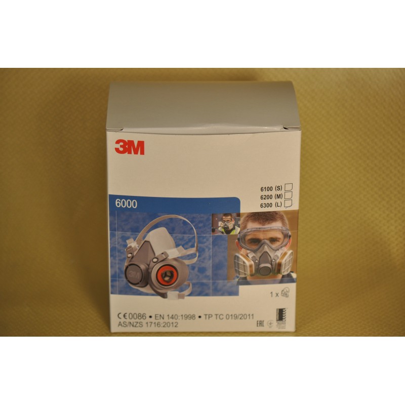 Demi masque réutilisable 6200 de 3M