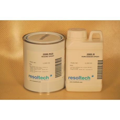 KIT MOUSSE EXPANSIVE ÉPOXY RIGIDE 2080 - Contenance 1,3 kg